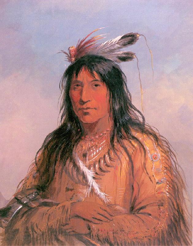 Miller, Alfred Jacob Bear Bull, Chief of the Oglala Sioux Spain oil painting art